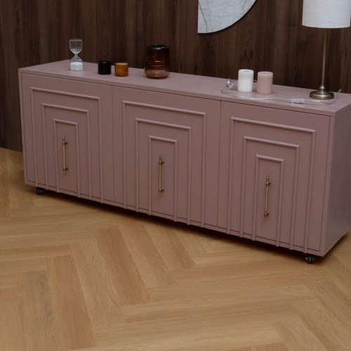 Кварцвиниловый SPC ламинат Vinilam Vinilpol Herringbone Паркет Васко да Гама 9922 венгерская елка 762×127×7