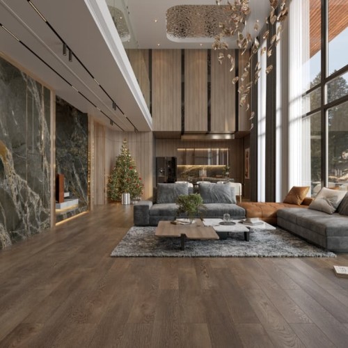 Кварцвиниловый SPC ламинат Alpine Floor Титан 6 Барит ECO 28-1-R 1220×183×6