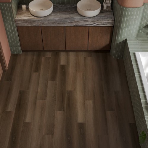 Кварцвиниловый SPC ламинат Alpine Floor Титан 6 Обсидиан ECO 28-6-R 1220×183×6
