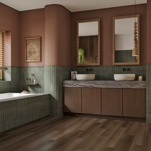 Кварцвиниловый SPC ламинат Alpine Floor Титан 6 Обсидиан ECO 28-6-R 1220×183×6