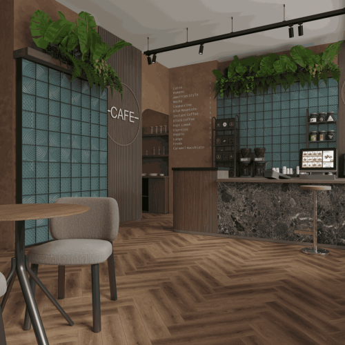 Кварцвиниловый SPC ламинат Alpine Floor Титан Паркет Икарус ECO 29-5-R венгерская елка 600×125×6