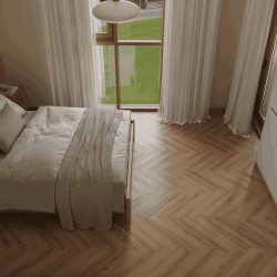 Кварцвиниловый SPC ламинат Alpine Floor Титан Паркет Феникс ECO 29-8-R венгерская елка 600×125×6