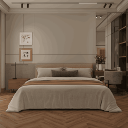 Кварцвиниловый SPC ламинат Alpine Floor Титан Паркет Арес ECO 29-9-R венгерская елка 600×125×6