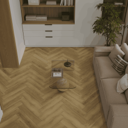 Кварцвиниловый SPC ламинат Alpine Floor Титан Паркет Антей ECO 29-11-R венгерская елка 600×125×6