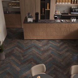 Кварцвиниловый SPC ламинат Alpine Floor Адамант Паркет Сирокко ECO 31-3-R венгерская елка 600×125×5