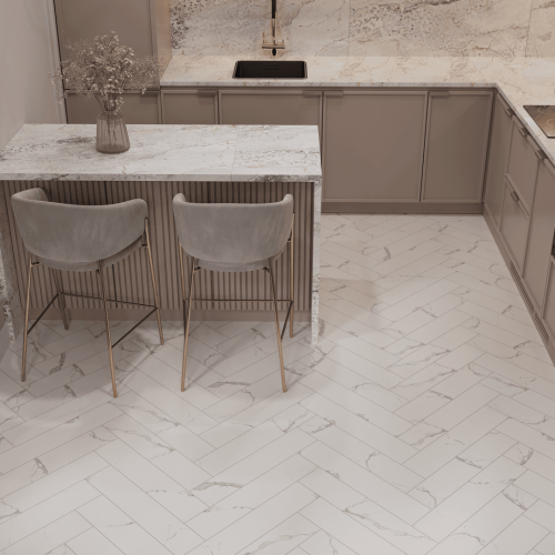 Кварцвиниловый SPC ламинат Alpine Floor Адамант Паркет Гранд Каньон ECO 31-10-R венгерская елка 600×125×5