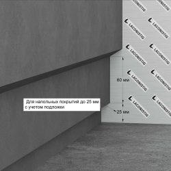 Шаблон для скрытого плинтуса Laconistiq Regular 45 Light 123129