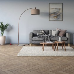 Ламинат Evofloor Карбон Дуб Кремовый FL4212 венгерская елка 600×100×12
