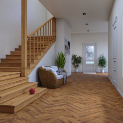 Ламинат Evofloor Карбон Дуб Янтарный FL3112 венгерская елка 475×95×12