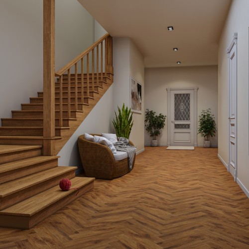 Ламинат Evofloor Карбон Дуб Янтарный FL3112 венгерская елка 475×95×12