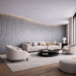 Гибкий камень Alpine Walls Гибкая керамика Muro Verticale MTR-003PW 1200×600×6