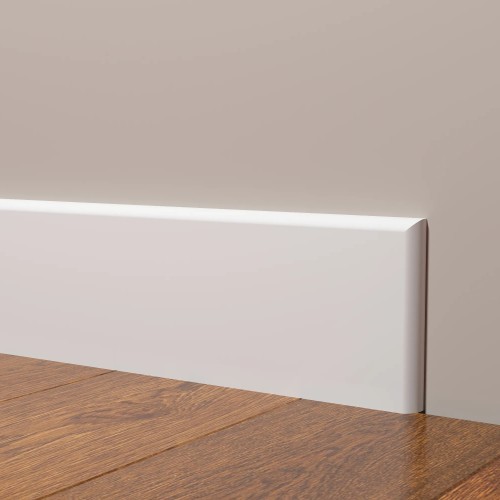 Заглушка для плинтуса под покраску Decor-Dizayn DD707/U3 правая 100 мм