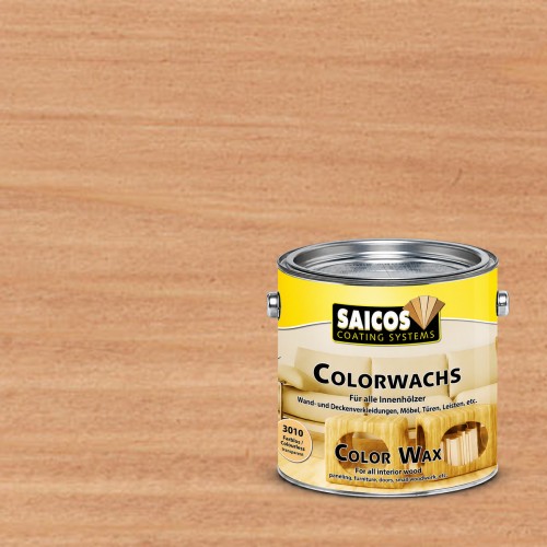 Воск для дерева Saicos Colorwachs Classic цвет 3023 Бук 2,5 л