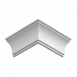 Потолочный плинтус ЛДФ под покраску Ultrawood CR 2390 i 2000×90×90