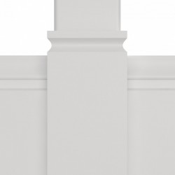 Дверной декор нижний под покраску Ultrawood D 1075