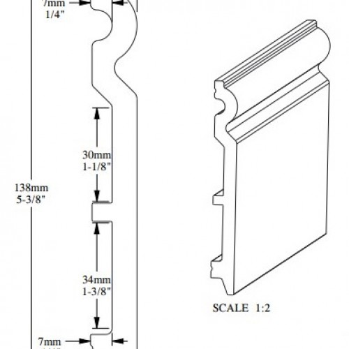 Плинтус под покраску Orac Decor Orac Axxent SX138 2000×138×15 Плинтус под покраску Orac Decor Orac Axxent SX138 2000×138×15