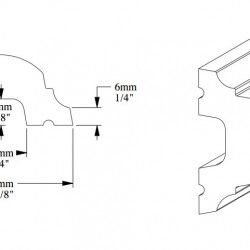 Молдинг под покраску Orac Decor Orac Luxxus P1020 2000×49×24