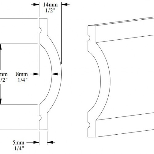 Молдинг под покраску Orac Decor Luxxus P9901 2000×70×14