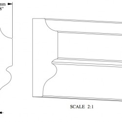 Молдинг под покраску Orac Decor Orac Axxent PX116 2000×31×10