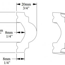 Молдинг под покраску Orac Decor Select PX120 2000×40×19