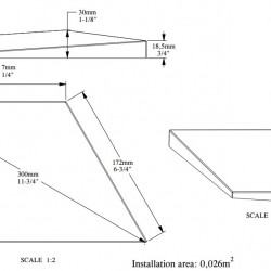 Стеновая панель под покраску Orac Decor Modern Rombus W100 258×150×29