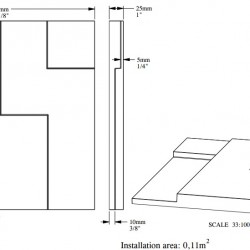 Стеновая панель под покраску Orac Decor Modern Cubi W102 333×333×25