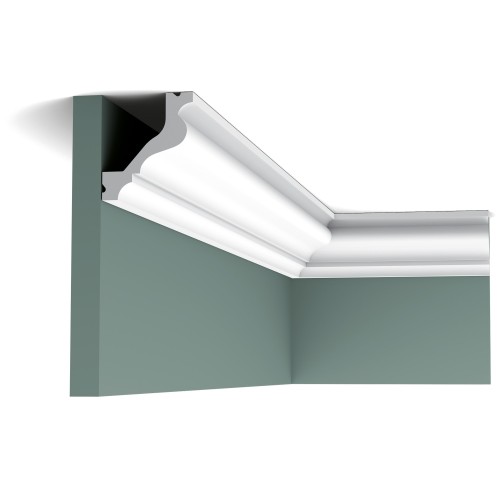 Потолочный плинтус под покраску Orac Decor Select C200 2000×57×65