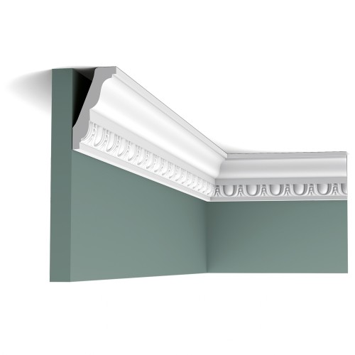 Потолочный плинтус под покраску Orac Decor Luxxus C212 2000×45×75