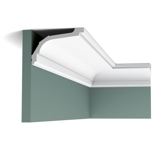 Потолочный плинтус под покраску Orac Decor Luxxus C220 2000×116×76