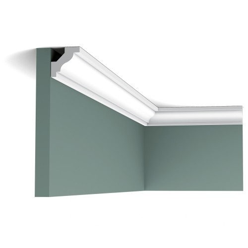 Потолочный плинтус под покраску Orac Decor Luxxus C230 2000×29×29
