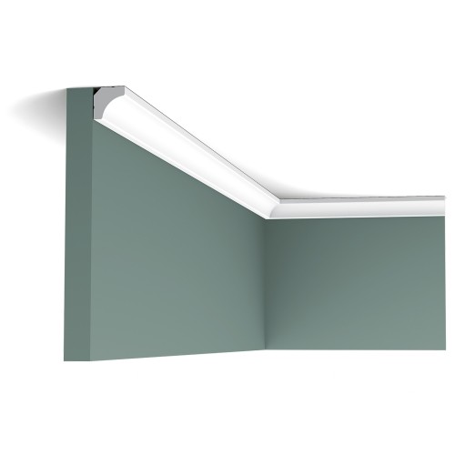 Потолочный плинтус под покраску Orac Decor Luxxus C250 2000×16×16