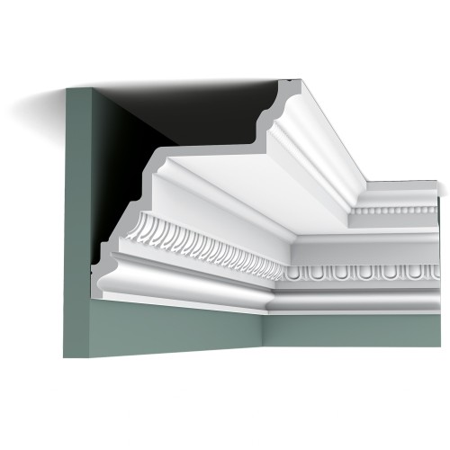 Потолочный плинтус под покраску Orac Decor Luxxus C307 2000×195×195