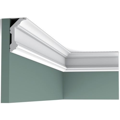 Потолочный плинтус под покраску Orac Decor Luxxus C321 2000×50×99