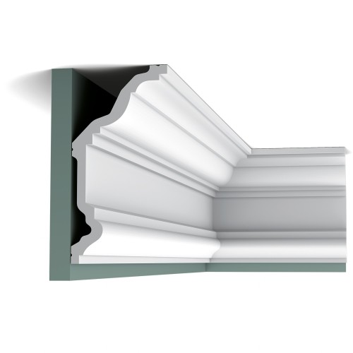Потолочный плинтус под покраску Orac Decor Luxxus C332 2000×114×230