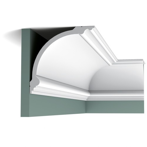 Потолочный плинтус под покраску Orac Decor Luxxus C338 2000×182×182
