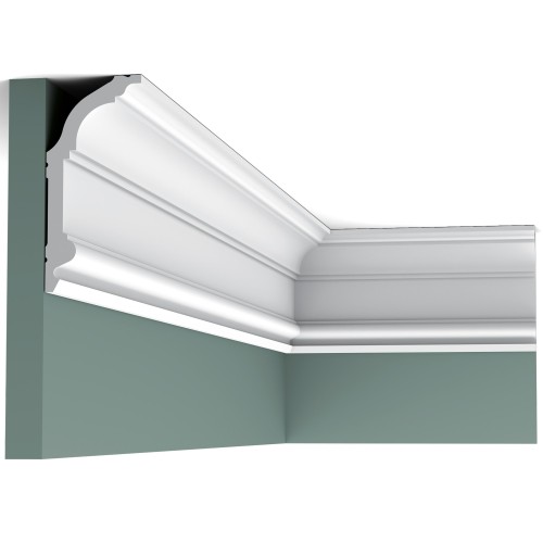 Потолочный плинтус под покраску Orac Decor Luxxus C339 2000×64×141