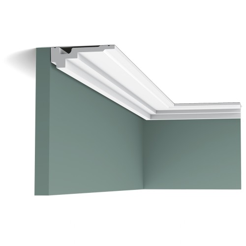 Потолочный плинтус под покраску Orac Decor Luxxus C355 2000×111×35