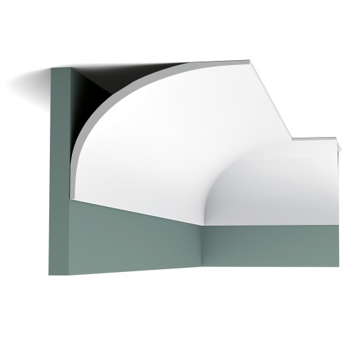 Потолочный плинтус под покраску Orac Decor Luxxus C990 2000×159×216