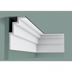 Потолочный плинтус под покраску Orac Decor Modern Steps C392 2000×190×100