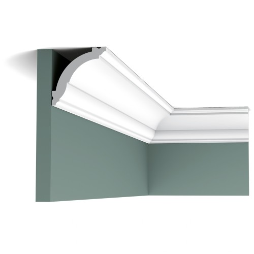 Потолочный плинтус под покраску Orac Decor Axxent CX100 2000×71×69