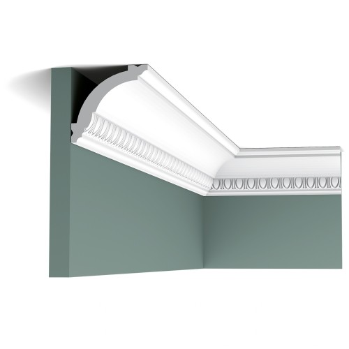 Потолочный плинтус под покраску Orac Decor Axxent CX101 2000×71×69