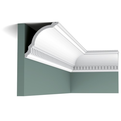 Потолочный плинтус под покраску Orac Decor Axxent CX107 2000×117×118