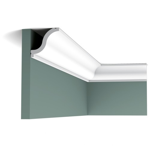 Потолочный плинтус под покраску Orac Decor Axxent CX108 2000×55×54