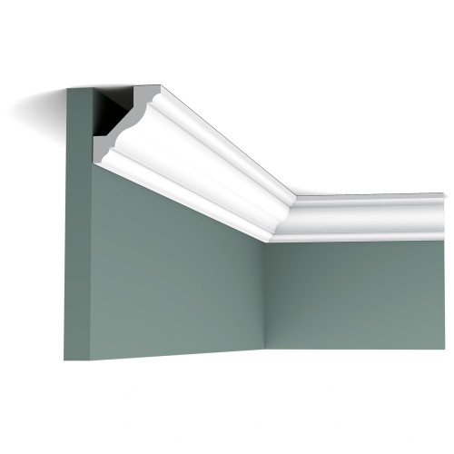 Потолочный плинтус под покраску Orac Decor Axxent CX110 2000×41×45