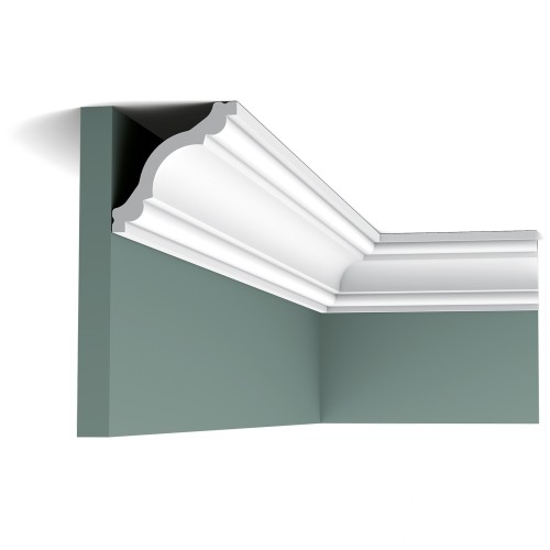 Потолочный плинтус под покраску Orac Decor Select CX123 2000×80×80