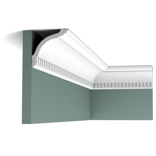 Потолочный плинтус под покраску Orac Decor Axxent CX129 2000×94×94