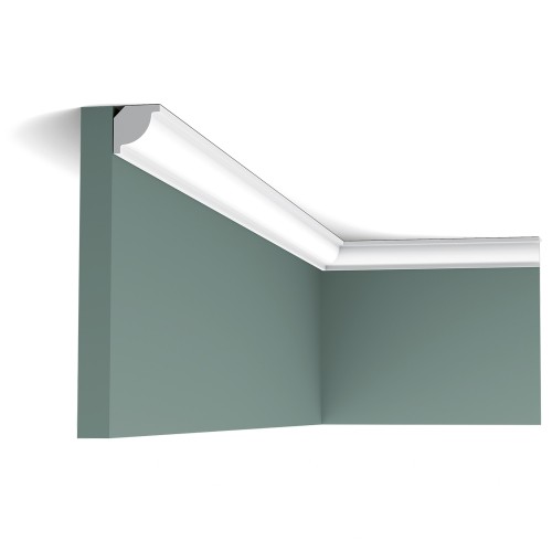 Потолочный плинтус под покраску Orac Decor Axxent CX132 2000×20×20