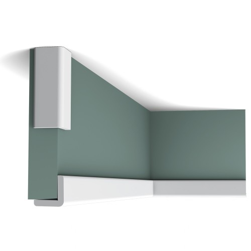 Потолочный плинтус под покраску Orac Decor Axxent CX134 2000×30×30