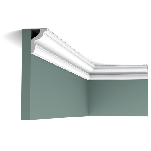 Потолочный плинтус под покраску Orac Decor Axxent CX148 2000×29×43