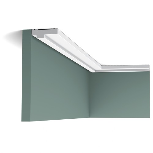 Потолочный плинтус под покраску Orac Decor Axxent CX160 2000×39×13